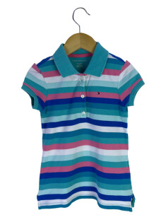 Blusa Tommy Hilfiger Polo Feminina Bicolor Original - PYY12