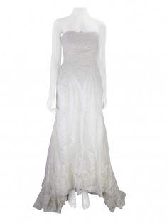 Vestido de Noiva Two by Rosa Clará Renda Off-White