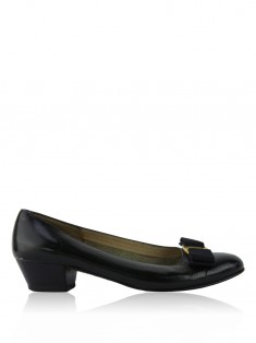 Sapato Salvatore Ferragamo Rolo Loafer Preto - HEO6 Original