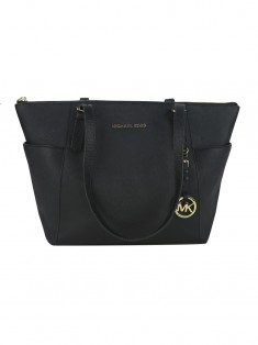 Bolsa Michael Michael Kors Jet Set Top Zip Preto - UQB1 Original