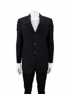 Blazer Giorgio Armani Le Collezioni Lã Azul Marinho - APG120