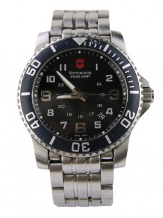 Relogio Victorinox Maverick II Prata Masculino Original Etiqueta Unica