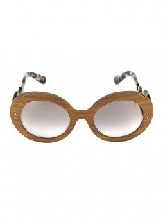 Óculos Prada SPR27R Baroque Wood - PTI1 Original | Etiqueta Única