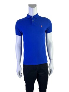 Camisa Polo Ralph Lauren Polo Tecido Azul Original - TNY115