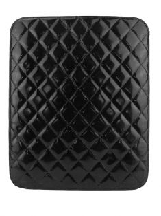 シャネル iPadケース マトラッセ ブラック acesorio-chanel-case-ipad-
