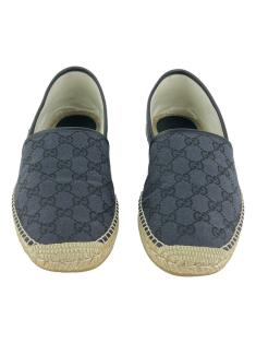 Alpargata Gucci Espadrille Canvas Monograma Preto - ZZ1046