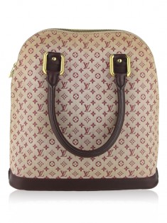 Bolsa Louis Vuitton Original Alma BB Monograma Amarante Verniz Feminina