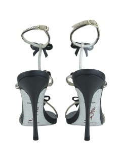 Sandália René Caovilla Multi Transmission Preta - CSC606 Original