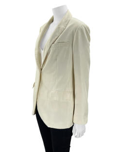 Blazer Valentino Tecido Off-White - CFMU77 Original