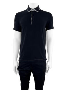 Blusa Ermenegildo Zegna Sport Piquet Preta