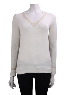 Blusa Mixed Passamanaria Creme