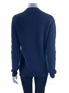 プラダ　トップス Blusa Prada Tricot Azul Marinho - GWF577 Original | Etiqueta Única