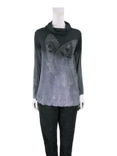 Blusa Tig Borboleta Bicolor