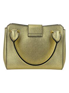 Bolsa Com Alça Burberry Buckle Couro Dourada - AOO370 Original