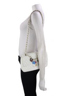 Bolsa Chanel Valentine Charm Flap - BVV1057 Original | Etiqueta Única
