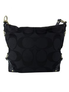 Bolsa Coach Carly Signature Hobo Preta - LCA13 Original | Etiqueta