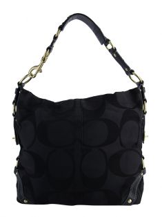 Bolsa Coach Carly Signature Hobo Preta - LCA13 Original | Etiqueta