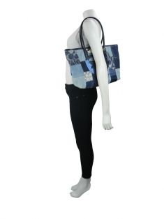 Bolsa Coach Jeans Patchwork - FNZ14 Original | Etiqueta Única