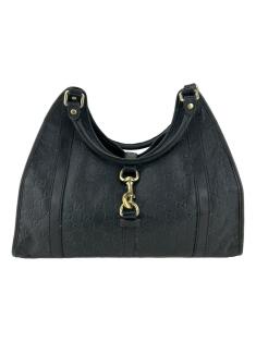 Bolsa com Alça Gucci Joy Medium GG Couro Preta - AFOI1 Original