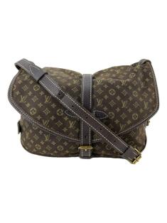 Louis Vuitton mini Lin Saumur MM (brown), monogram Idylle Saumur