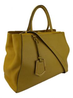 Bolsa Fendi 2Jours Medium Amarela EEP17 Original Etiqueta