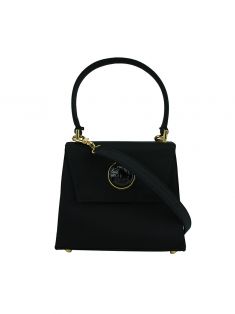 Bolsa Gianni Versace Cetim Preta - BCB17 Original | Etiqueta Única