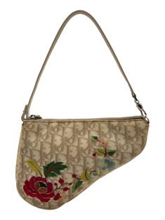 Christian Dior vintage プリーツバックフレアショートジャケ Bolsa Hobo Christian Dior Saddle Mini Romantique Bege - PVE59