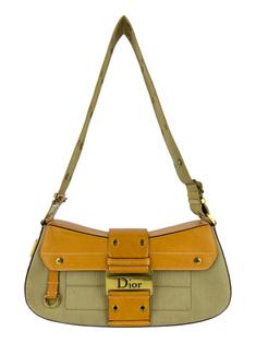 Bolsa Hobo Christian Dior Street Chic Columbus Canvas Bege
