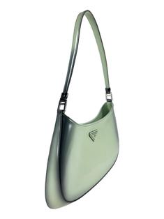 Bolsa Hobo Prada Cleo Spazzolato Gradient Acqua - CVAL5 Original