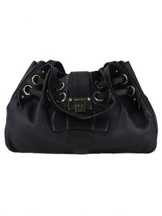 Bolsa Jimmy Choo Ramona Couro Preto - GSC81 Original | Etiqueta Única