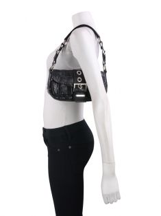 Bolsa Prada Crocodilo Preta - FJP41 Original | Etiqueta Única