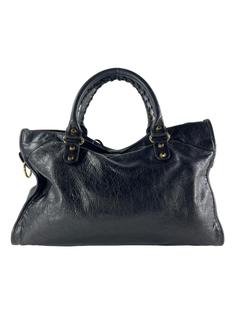 Bolsa Tiracolo Balenciaga Motorcycle City Agneau Preto - DCQU6