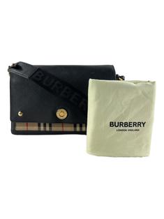 Bolsa Tiracolo Burberry The Note Preto - CJNE27 Original
