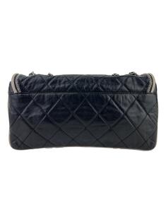 Bolsa Tiracolo Chanel Mademoiselle Lock Flap Preto - ACLU142