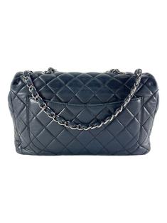 Bolsa Tiracolo Chanel Single Flap Lambskin Azul Marinho - CPRD20