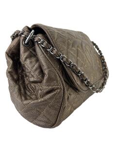 Bolsa Tiracolo Chanel Timeless Accordion Flap Bronze - BZZN2