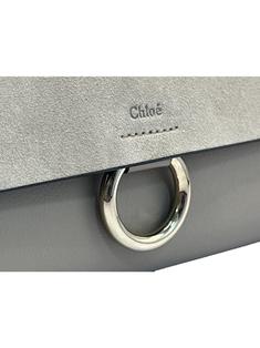 Bolsa Tiracolo Chloé Mini Faye Cinza - CWXD16 Original | Etiqueta