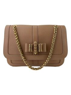 Christian Louboutin ケース ベージュ Bolsa Tiracolo Christian Louboutin Sweet Charity Small Bege