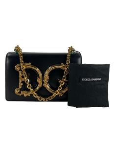 Bolsa Tiracolo Dolce & Gabbana DG Girls Preta - CYCF1 Original