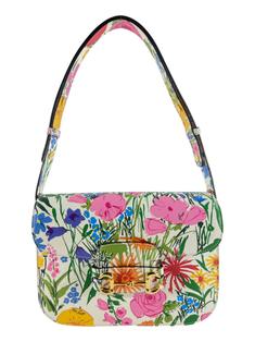 Bolsa Tiracolo Gucci 1955 x Ken Scott Horsebit Floral - CBZP695