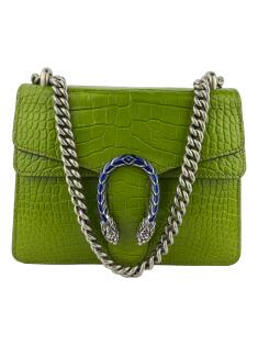Bolsa Tiracolo Gucci Dionysus Mini Crocodile Embossed Verde