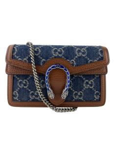 Bolsa Tiracolo Gucci Dionysus Super Mini Denim - JVV34 Original