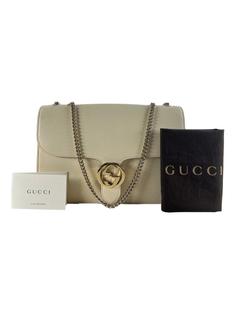 Bolsa Tiracolo Gucci Interlocking G Off White - CEIK121 Original