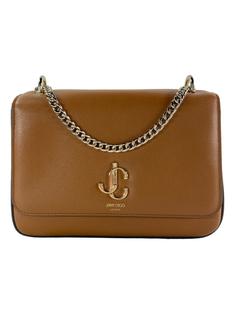 Bolsa Tiracolo Jimmy Choo JC Couro Caramelo - ZWD20 Original