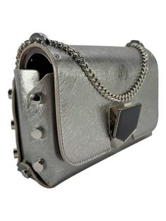 Bolsa Tiracolo Jimmy Choo Lockett City Metalizado - JMJ610