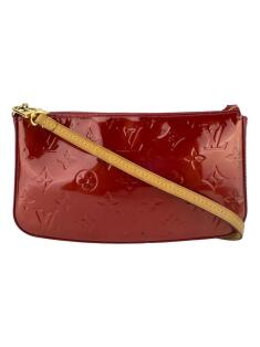 Bolsa Tiracolo Louis Vuitton Pochette Accessories Vernis Vermelha