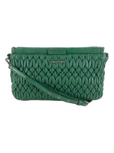 Bolsa Tiracolo Miu Miu Nappa Crystal Verde - CVZF1 Original