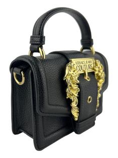Bolsa Tiracolo Versace Jeans Couture Buckle Preta - CKCY7 Original