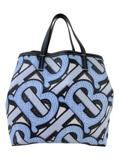 Bolsa Tote Burberry Beach Monogram Pale Azure - CGSG35 Original