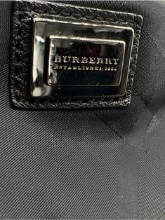 Burberry Super Nova Check Drawstring　Bag Bolsa Tote Burberry Drawstring Super Nova Check Preto - HCB9